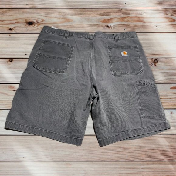 Carhartt Gray Carpenter Shorts Waist 44 - Picture 6 of 8